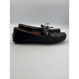 Lauren Ralph Lauren Briley Black Leather Driving Moccasins Loafers Sz‎ 6.5B